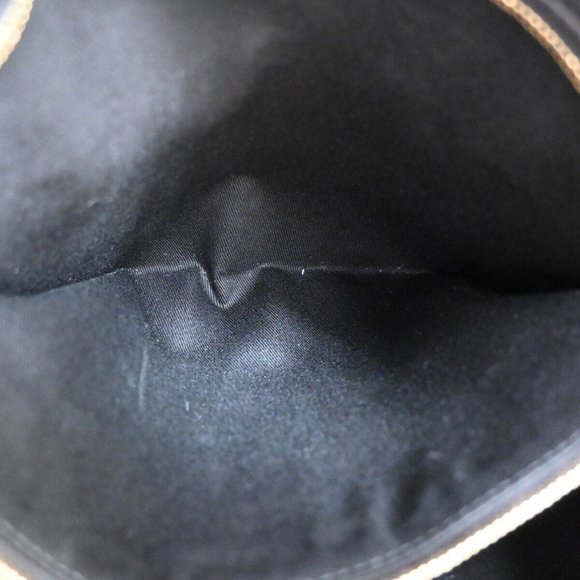 SALVATORE FERRAGAMO Signature Shoulder Tote Bag Canvas Leather Black GHW 57RJ307 - Picture 4 of 16